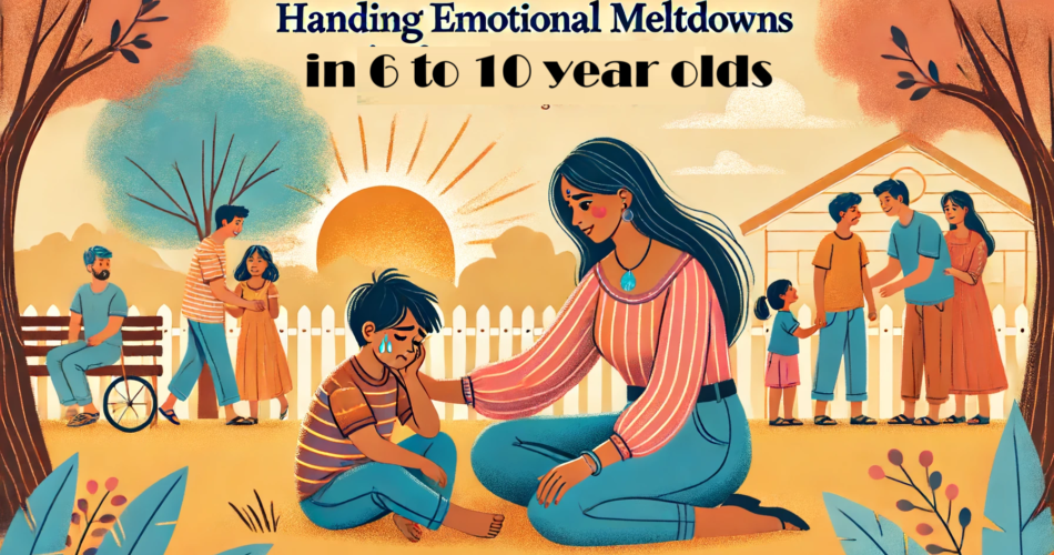 Emotional meltdown in kids